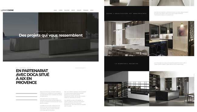 Création site Internet la Grande Cuisine Aix