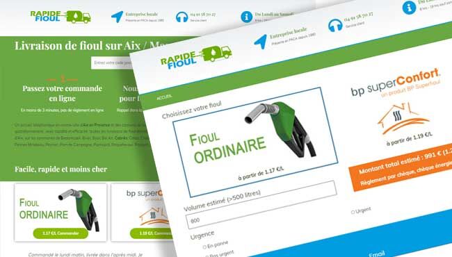 Création site Internet Rapid Fioul
